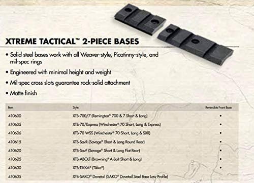 XTB SAV S&L FLAT REAR MATTE