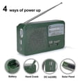 thumbnail image 4 of Emergency Weather Radio Am/fm/siren Radios Solar Hand Crank Self Powered & Led, 4 of 4