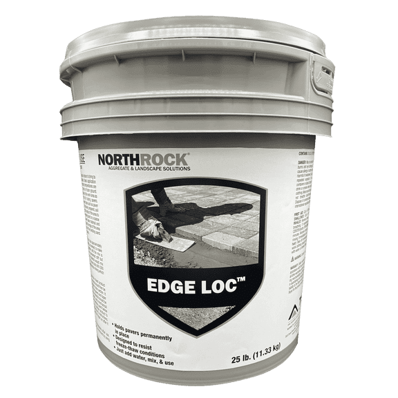 NorthRock Concrete Paver Edger Edge Loc Gray 25 Pound