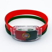 Portugal # 2022 Led Bracelet Glow Watch Argentina Brazil Germany Spain National Flag Football Team Cheer Props Party Decor