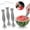A2#C 3Pcs, variant on Watermelon fork Slicer Cutter, 2-in-1 Stainless Steel Watermelon Slicer & Fruit fork, No Mess Watermelon Cutting & Eating fork, Fruit Slicer fork, Summer Kitchen Gadget for BBQ 9.65×1.3 in,A3#D