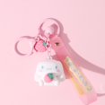 thumbnail image 5 of LLavero de Anime de dibujos animados Kawaii Sanrioed Kuromi My Melody Cinnamoroll Hellokt, juguetes de peluche, se puede utilizar como regalo de Navidad, 5 of 5