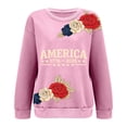 thumbnail image 4 of MEICHEN Oversized 250th Anniversary Printed Crew Neck Hoodless Sweatshirt for Women Fashion 1776-2026 Pullover Patriotic Sweatshirt, 4 of 4