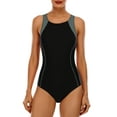 thumbnail image 1 of Beautyin Women's One Piece Athletic Racerback Swimsuit Slimming Bathing Suit, 1 of 5