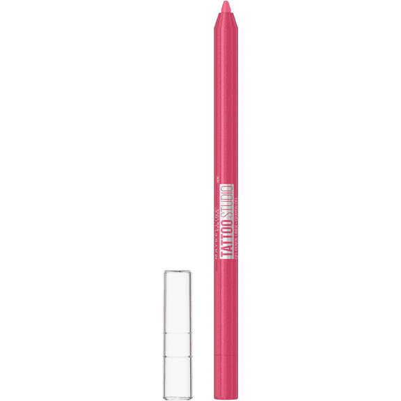 Maybelline Tattoo Studio Sharpenable Gel Pencil Waterproof Longwear Eyeliner, Punchy Pink, 0.04 oz
