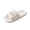 White, variant on Women’s Shower Slides, Quick‑Dry Drainage Hole House Slippers, Soft Cushioned EVA Open Toe Indoor Slippers, Non‑Slip Summer Slippers for Bathroom Home Use Green