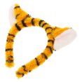 thumbnail image 2 of Diadema con orejas de tigre tridimensionales, accesorio para el cabello para fiesta de Halloween, color amarillo, 2 of 8