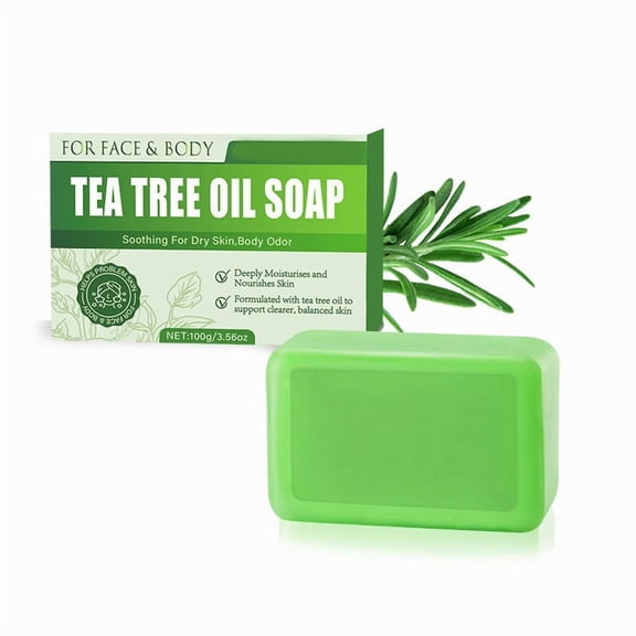 Tea Tree Soap, Tea Tree Oil Soap, Tea Tree Skin Relief Soap, Hydration and Oil Control, Tea Tree Bath Soap