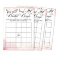 thumbnail image 1 of Inkdotpot 50Lingerie ShowerBingoGameCardsFor Bridal Wedding Shower Bachelorette Party Bulk Blank Square Fill In Gift Ideas, 1 of 1