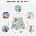 thumbnail image 6 of joogoo Kids Boys Swim Trunks Seashells Bubbles Seaweed Beach Board Shorts Drawstring Swimsuit Kid Teen M, 6 of 6