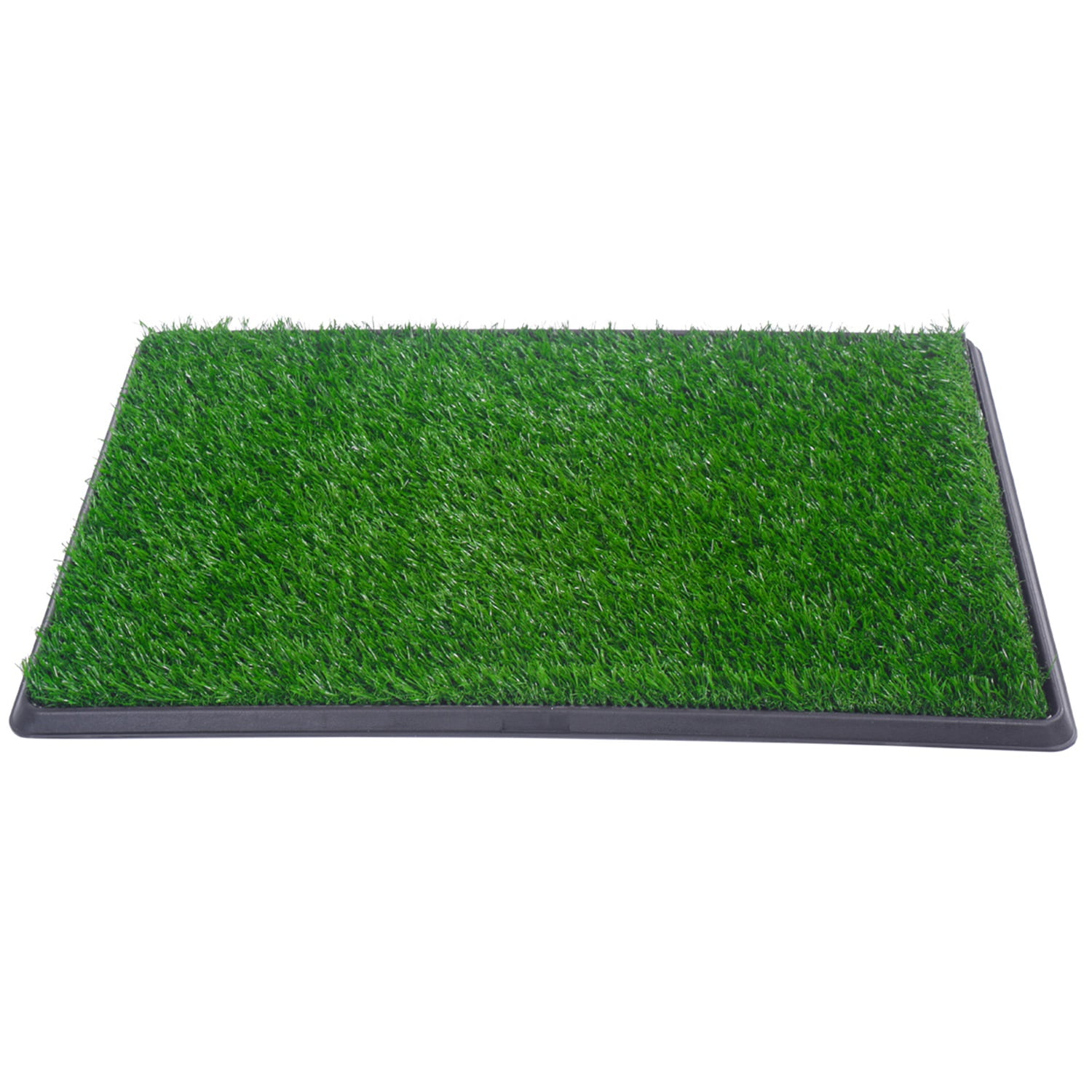 Pefilos 30" Dog Grass Puppy Pee Pad Reusable 3-Layer Training Potty Pad with Tray, Small Pet Toilet for Dog Housebreaking Supplies, Green Pefilos 30" Dog Grass Puppy Pee Pad Reusable 3-Layer Training Potty Pad with Tray, Small Pet Toilet for Dog Housebreaking Supplies, Green