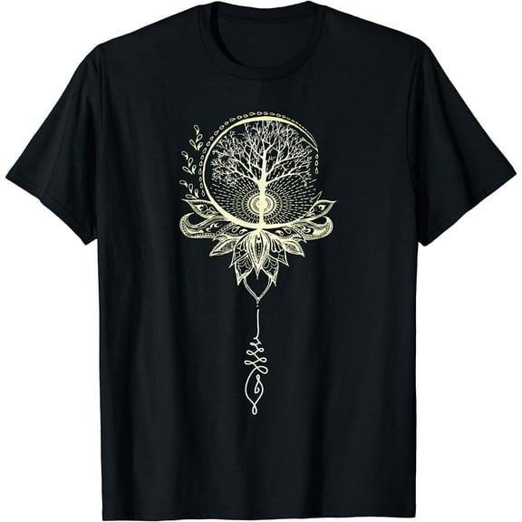 Mandala Lotus Unalome Tree of Life T-Shirt