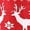 Red, variant on Family Matching Christmas Sweater Reindeer Snowflakes Knitted Ugly Crew Neck Pullover For Men