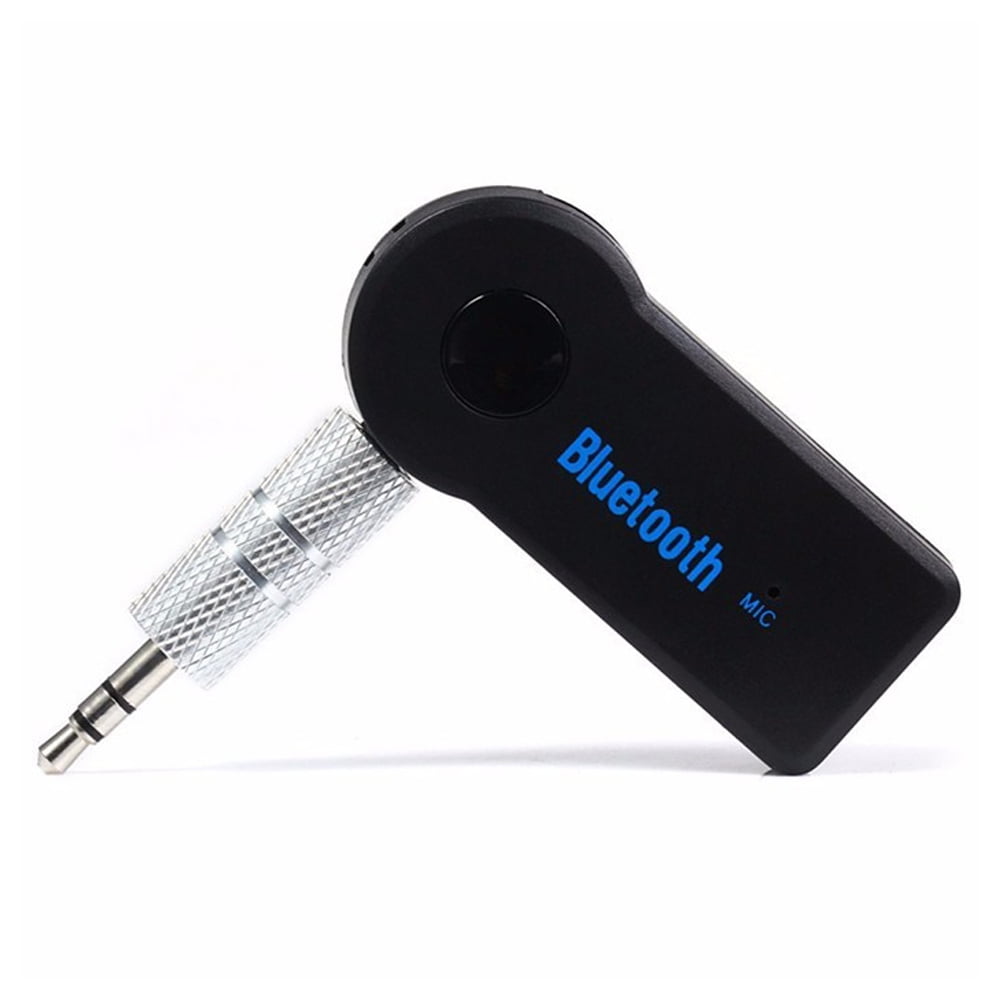 Wireless Bluetooth AUX Audio Stereo Music Home Car Receiver 3.5mm Adapter Mic /b 