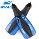 thumbnail image 3 of Aletas de snorkel para adultos, hebillas ajustables, aletas de natación, zapatos de buceo cortos de silicona, tacón abierto, tamaño de viaje, 3 of 5