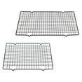 thumbnail image 4 of WHAMVOX Black Nonstick Baking Cooling Rack Made of Iron for Home Use Rectangle Design 2pcs, 4 of 8