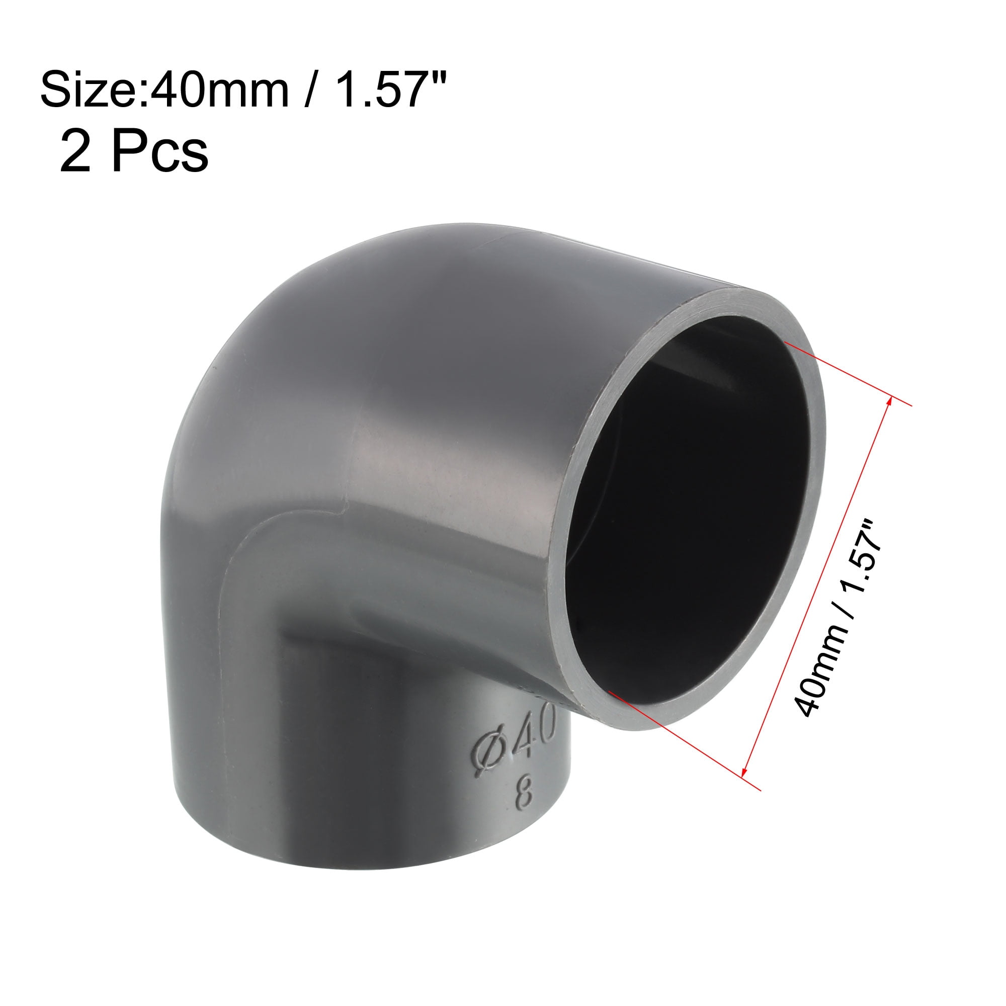 Lasco 1.5 Inch PVC Deep Socket Coupling – Schedule 40, Slip X Slip For Plumbing