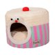 thumbnail image 5 of Cama cueva para gatos con cojín extraíble, forma semicerrada, cueva para gatos y tienda de campaña para mascotas, lugar cómodo para dormir para perros SG, 5 of 8