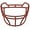 CARDINAL, variant on Schutt Vengeance V-EGOP Facemask (Cardinal, Carbon Steel)