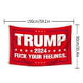 thumbnail image 2 of Flag 3x5 Outdoor Double 3 Ply Take America Back Flags Color Clear Pattern Reinforcement Sewing Durable Polyester, 2 of 2
