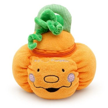 My First Halloween Pumpkin Playset - 6 Piece Baby Plush Toys With Sensory Rattles