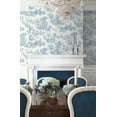 thumbnail image 5 of NextWall Blue Bell Chateau Toile Peel and Stick Wallpaper, 5 of 8