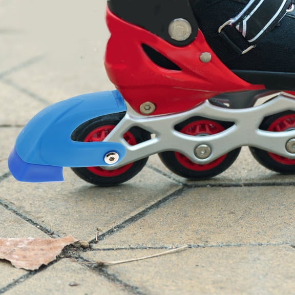 Alasum Durable Blue Inline Skate Brake Stopper Solid Construction Roller Skates Accessories