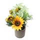 thumbnail image 1 of TABLETREANDS Bonsái Artificial De Girasol Amarillo Decorativo Para Hogar Oficina Y Restaurante Con Material Ecológico, 1 of 5