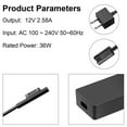 thumbnail image 2 of For Microsoft Surface Pro 3, Pro 4, Pro 5 Adapter Charger Cord 12V 2.58A, 2 of 11