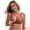 Dark Pink, variant on Women's Lace Front Closure Push Up Wide Strap Bra XXL Pink