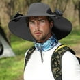 thumbnail image 2 of Daznico Hat with Fans Solar Power,Solar Fan Hat, USB Charging Detachable Solar Fan Embedded Large Brimmed Hat Summer Outdoor Men's Hiking and Fishing Hat,Hat with Solar Fans Built in,Hat with Fans, 2 of 7