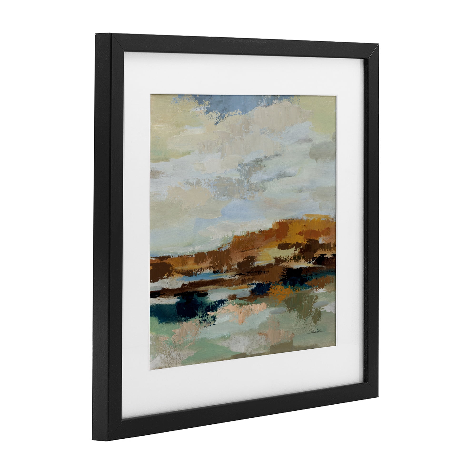 Stupell Industries American West Distortion Black Framed Print Under Glass, design by Silvia Vassileva