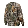 thumbnail image 4 of Garronmavis Camouflage Pullover for Women Oversized Duck Camouflage Long Sleeve Lightweight Daily Top Crewneck Pullover for Women, Size S, 4 of 6