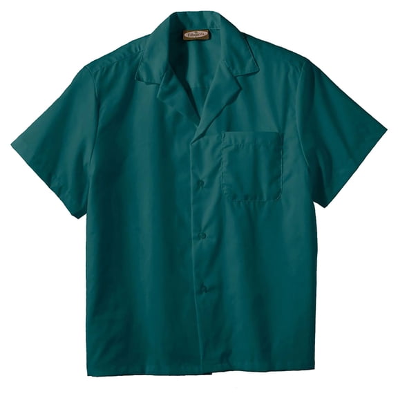 Edwards Big And Tall Easy Care Matching Button Poplin Camp Shirt, Style 1029