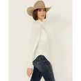 thumbnail image 3 of Shyanne Women's Embroidered Long Sleeve Pearl Snap Western Shirt White X-  US, 3 of 5