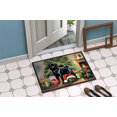 thumbnail image 2 of Carolines Treasures DAC2731JMAT 0.15 x 24 x 36 in. Unisex Pug Cozy Christmas Doormat, 2 of 6