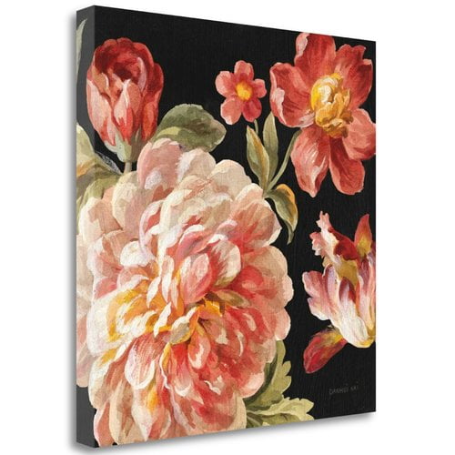 Tangletown Fine Art Mixed Floral IV Crop I by Danhui Nai Poster Frame - 35 x 35 x 1.5 in.