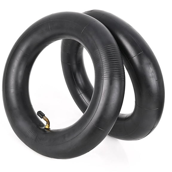 2 Pack 10x2.50 Thicker Inner Tubes for Electric Scooters and Mini Bikes with 90° Bent Valve Stem,10 Inch Hub Motor