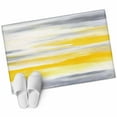 thumbnail image 2 of Yellow Grey Ombre Area Rugs 2x3 for Living Room, Abstract Art Oil Painting Rustic Modern Non Slip Washable Rug Runner, Low Pile Indoor Floor Carpet Mat Bathroom Rugs for Bedroom, Kids Room, 2 of 9