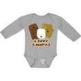 thumbnail image 3 of Inktastic I Love S'Mores Boys or Girls Long Sleeve Baby Bodysuit, 3 of 5