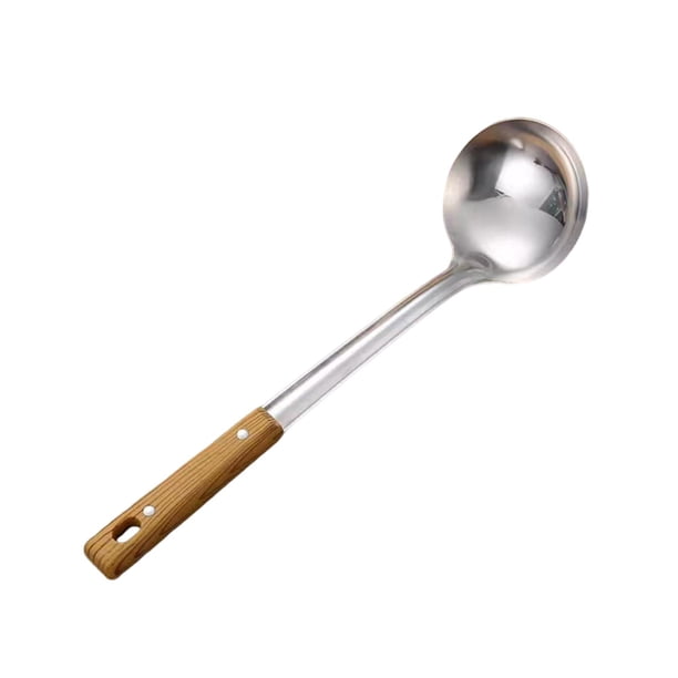 Herramientas de cocina para el hogar Cuchara ranurada Espátula de acero inoxidable Mango antiadherente Cocina cuchara sopera