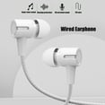 thumbnail image 2 of Naierhg L201 Wired Earphone In-ear Powerful Bass 3.5mm Stereo Earbuds Gaming Headset with Microphone for Mobile Phone, 2 of 8