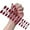 style1, variant on RAGUPEL 24Pcs Glue on Nails for Women,Wine Red Nail Tips Short,Matte Finish Best Press on Nails,Nails Press on for Daily Life,Style1