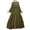 Green, variant on Abaya Dress for Elegant Women's Robe Batwing Sleeve Loose Fit Round Neck Long Prayer Dress Abaya Garment