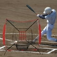 thumbnail image 4 of OPOLSKI Filet d'Entraînement de Baseball avec Sangles et Crochets Réglables, 4 of 7