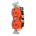 thumbnail image 3 of Contacto Dúplex Con Tierra Leviton Plástico Naranja, 3 of 3