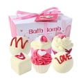 thumbnail image 4 of asddcavvf Assorted Shape Natural Bath Bomb Set for Women Kids Relaxing Spa Valentine's Day Present with Six Designs, 4 of 4