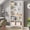 White, variant on Tribesigns Heavy-Duty Tall Bookcase with LED Lights, 70.8-Inch 5-Tier Bookshelf with Storage Shelves for Living Room, Bedroom, Office - Brown