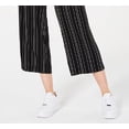 thumbnail image 3 of Bar III Women's Cropped Stripe Pants Black Size 16, 3 of 3