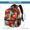 thumbnail image 2 of Apple Cute Adjustable Shoulder Strap Backpack with Large Capacity, Printed Design, Lightweight, 2 of 6